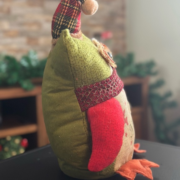 Beautiful green Christmas Owl with words Feliz Navidad - Picture 3 of 3